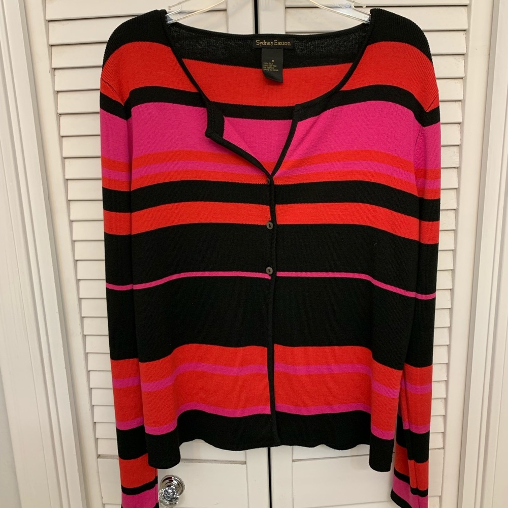 Sydney Easton Vibrantly Colored Cardigan